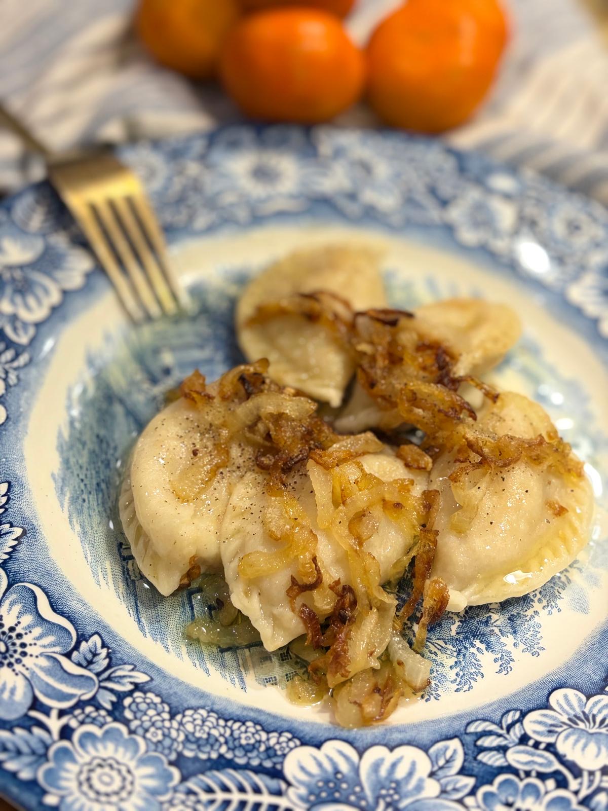 Vareniki with Cheese and Dill